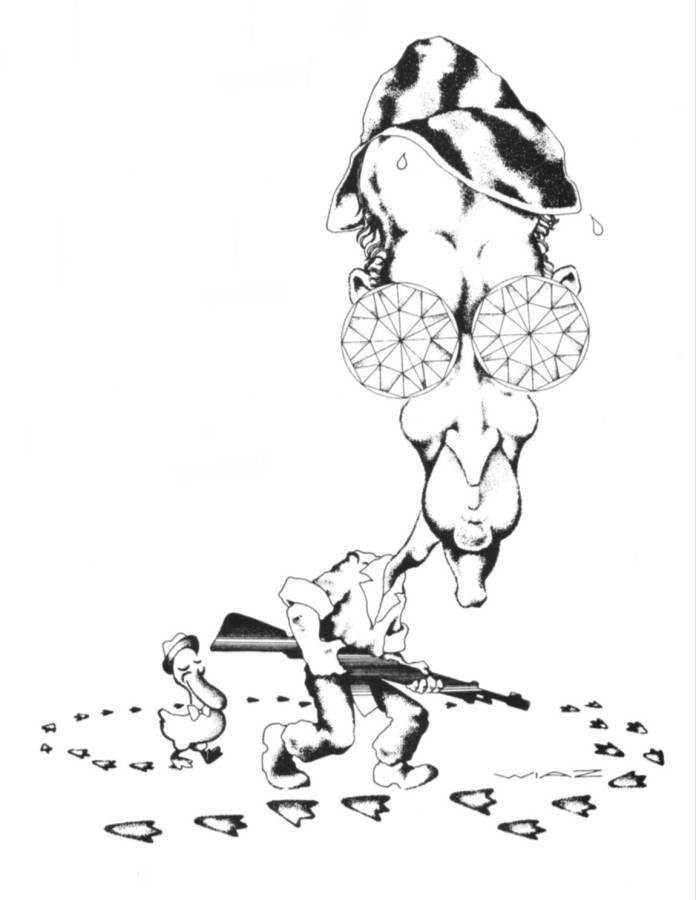 1979 22 octobre Le Nouvel Observateur Dessin de Wiaz Les Diamants Valery giscards d-Estaing.jpg